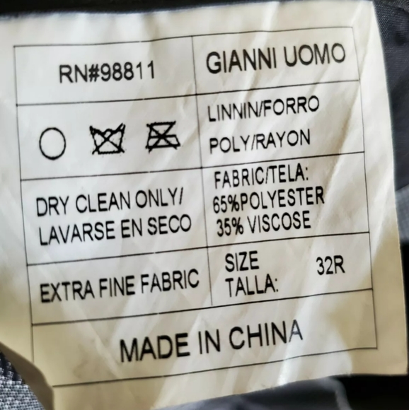 Mens Gianni Uomo Gold Label SUPER 140'S Suit - Picture 7 of 8